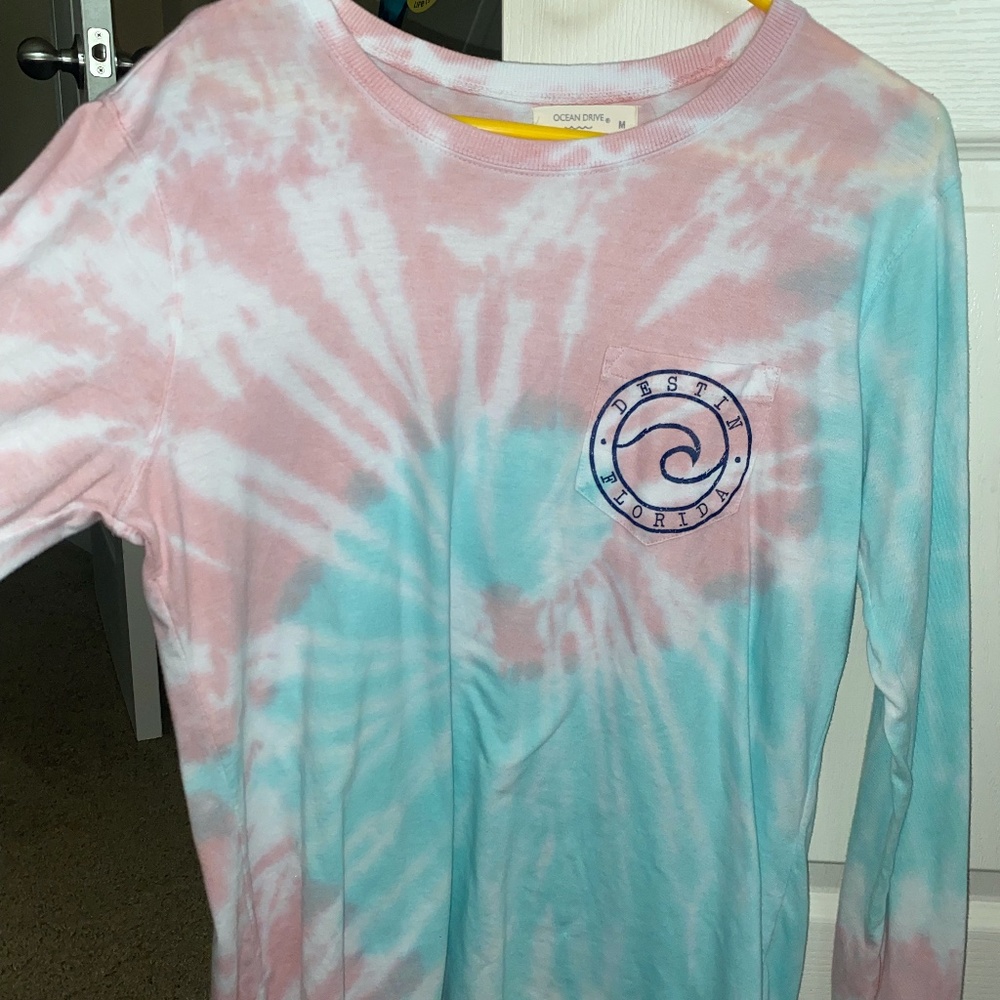 Tie-dye Destin long sleeve